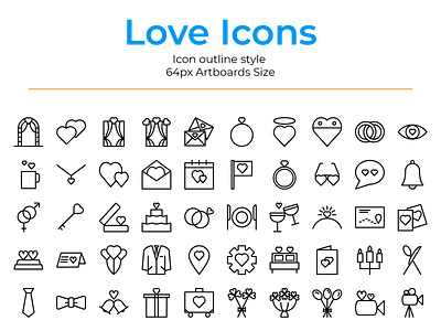 Love Icons iconography icons illustration logo ui ux