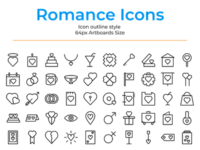 Romance Icons Pack