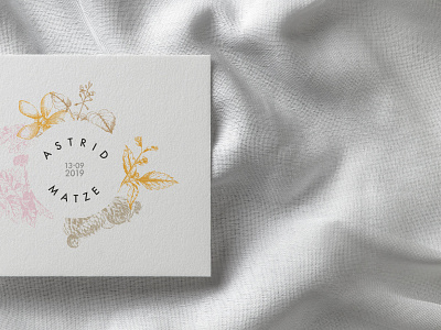 wedding cards design flat floral illustration indesign minimal wedding wedding invitation