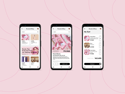 Beauty App UI Concept