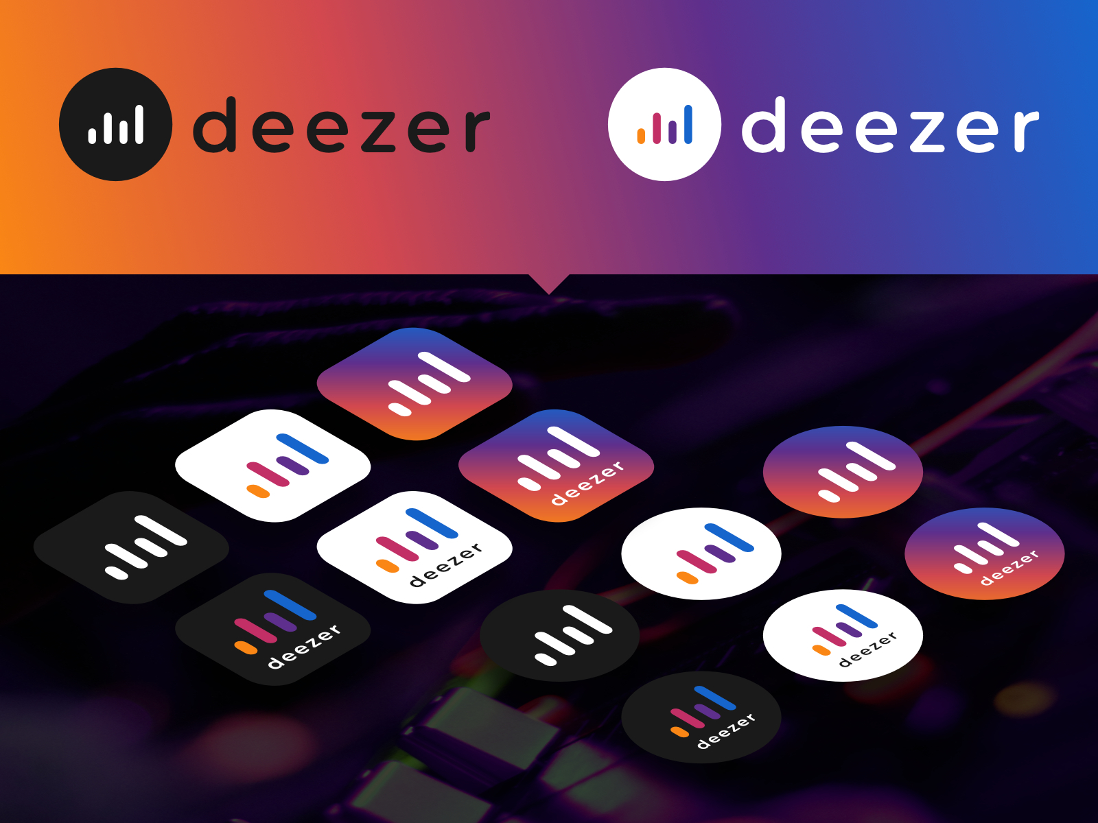 Deezer Logo And Icon Redesign By Ender Vatan On Dribbble