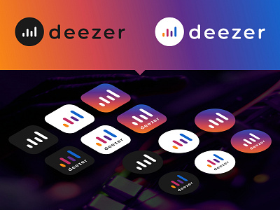 Deezer Logo and Icon Redesign