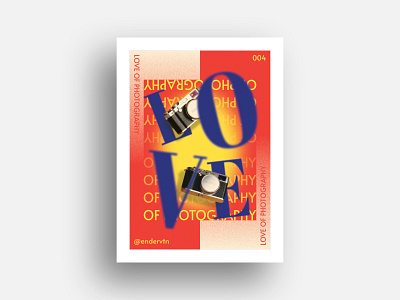 Love Of Photography Poster Design