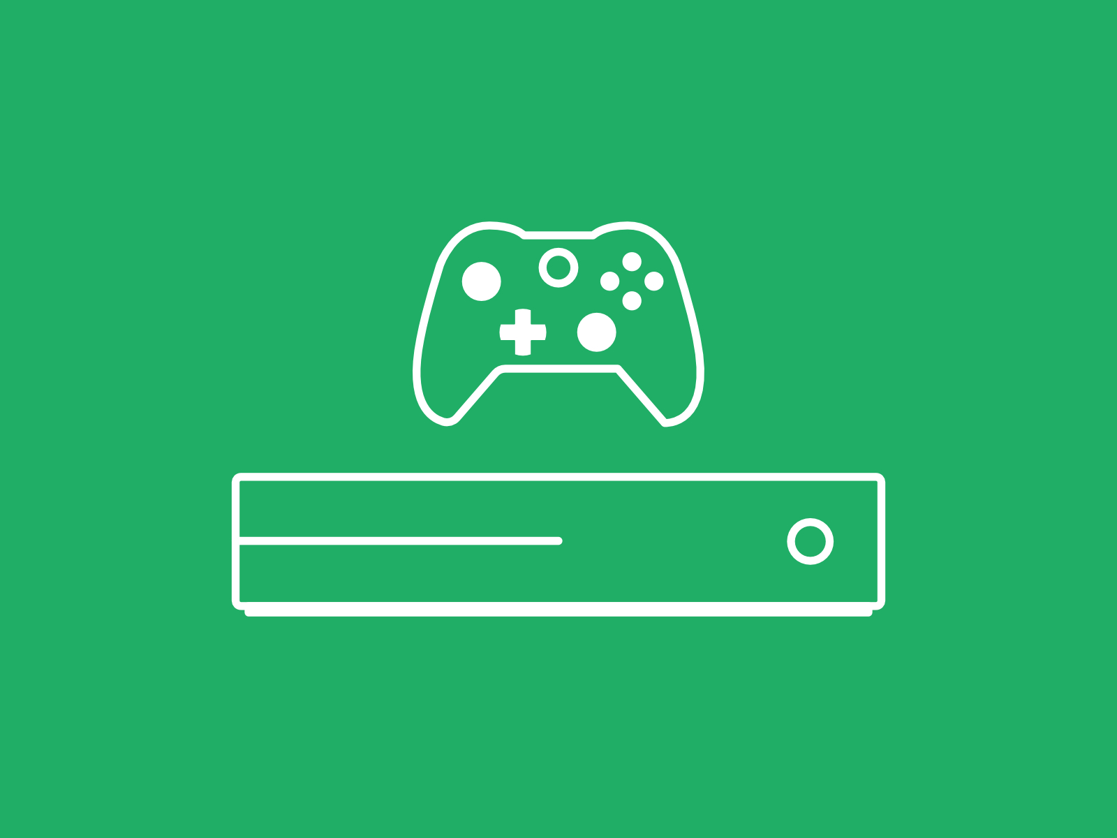 Xbox One Gamepad Icons 