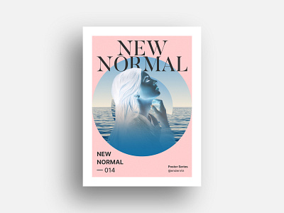 New Normal Poster Design art circle color colorful creative design editorial experiment exploration geometric gradient minimal new normal pastel poster print rectangle shape shapes