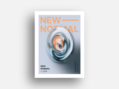 New Normal Poster Design 14 art circle color colorful creative design editorial experiment exploration geometric gradient minimal new normal pastel poster print rectangle shape shapes