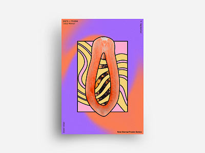 New Normal Poster Design Series 34 art circle color colorful creative design editorial experiment exploration geometric gradient minimal new normal pastel poster print rectangle shape shapes