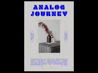 NNPS Poster Design 016 "Analog Journey" art circle color colorful creative design editorial experiment exploration geometric gradient minimal new normal pastel poster print rectangle shape shapes