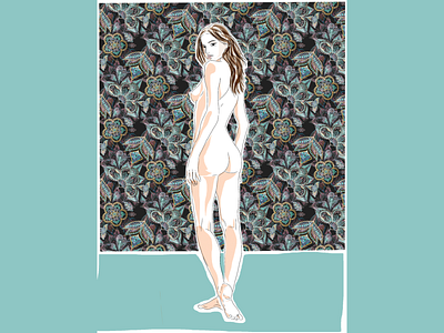 006 editorial illustration fashion illustration pattern pattern design textile