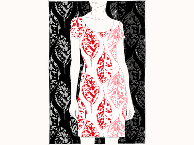 fashion001 allover art fashion illustration mobile pattern pattern design print textile