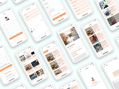 Rentall App IOS branding ios app ios app design mobile app mobile app design product design rent rental rental app ui ux
