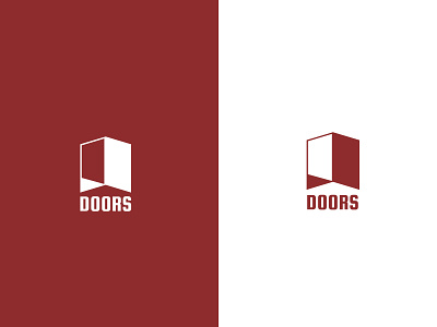 DOORS branding illustrator logo typography vector web
