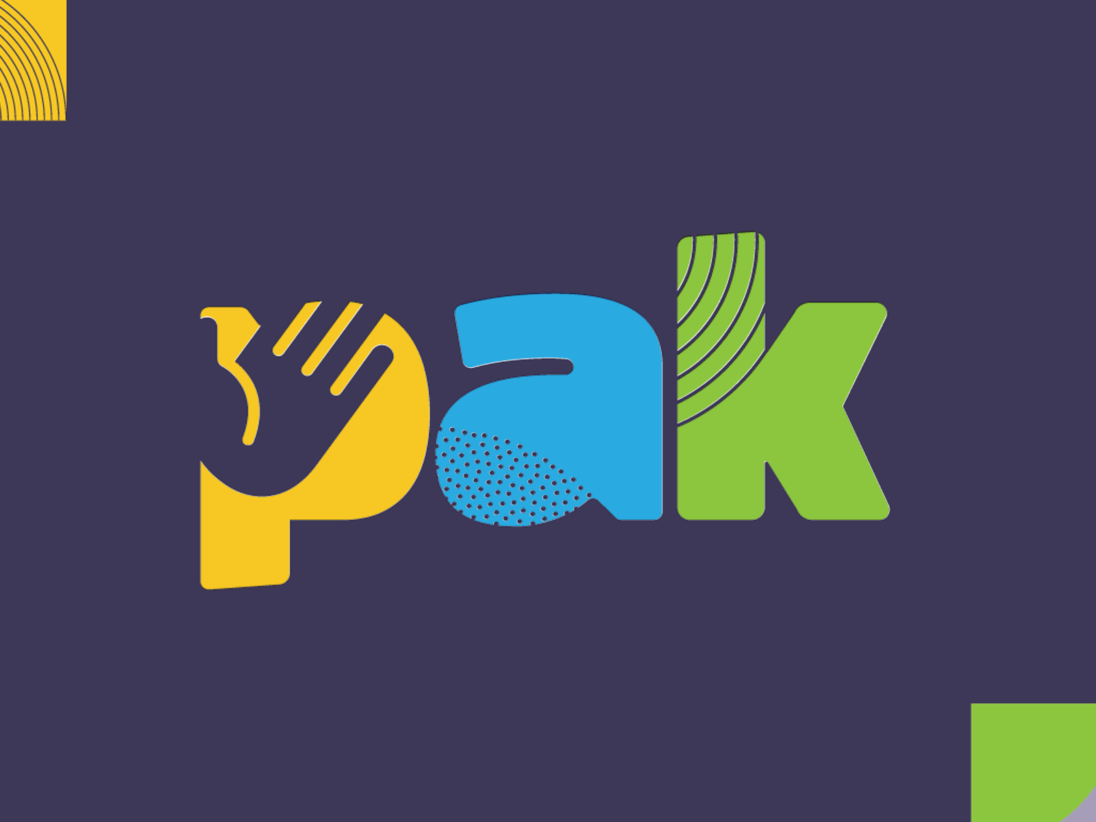 Pak / Brand Design and Art Direction brand design brand identity branding design identity logo logodesign type type art typography