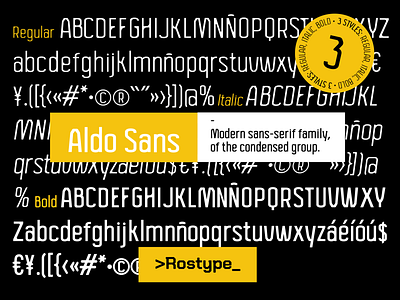 Aldo San / Free Font