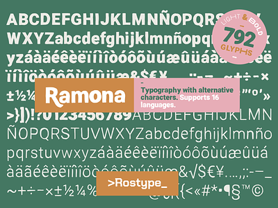 Ramona / Free Font design font font awesome font design font family fonts free freebie freebies freelancer type type art typeface typography