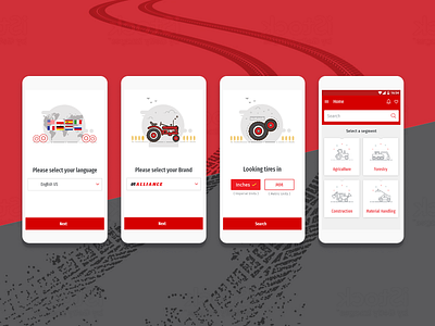 ATG Tire App app dashboard appdesign application desinger tire