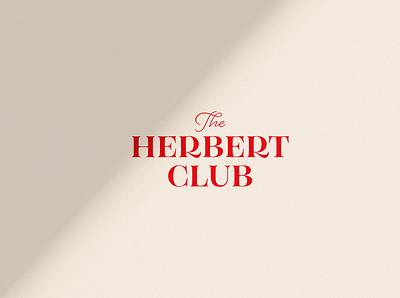 The Herbert Club | Logo branding design logo logotype typography