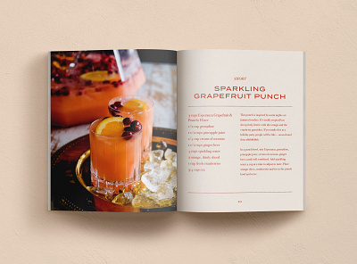 Esperanza | Mocktail Recipe Book brand design collateral editorial design instructions magazine mocktail print collateral print design recipe book