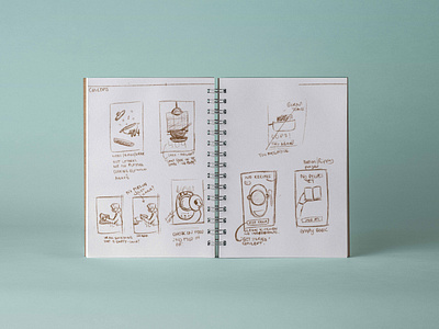 Cooking app Sketches