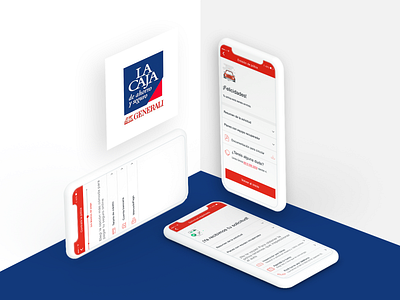 Mobile app - La Caja app application design graphic design insurance interface iphone mobile mobile app mobile design mobile ui ui ux visual