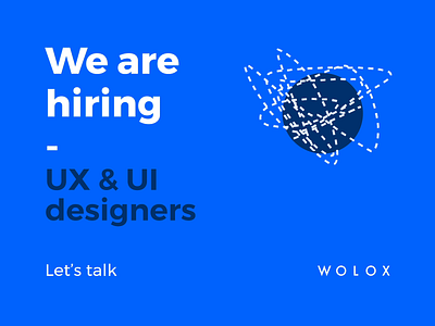We're hiring! animation design graphic design hiring job jobs ui ux