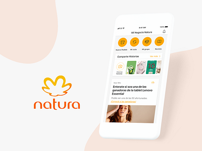 Mobile App - Natura app application beauty cosmetic design ecommerce exploration graphic design interface iphone mobile mobile app mobile design mobile ui mockup ui ux visual