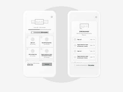 Wireframes - Fintech app branding clean design fintech fintech app graphic design interface mobile user experience ux wireframe wireframes