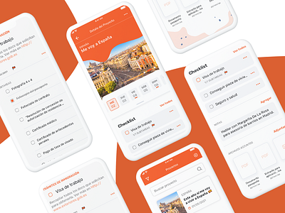 Projects - Wonderlust app branding design graphic design interface mobile mobile app mockup travel travel app traveling ui user experience user interface ux