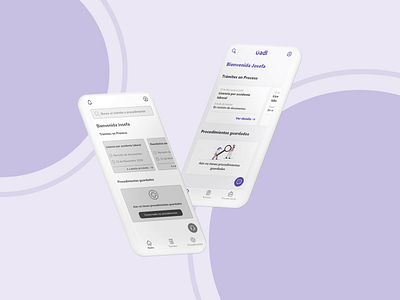 Wireframes Healthcare app - UADI ae after effects animation app design graphic design health health care home mobile ui user experience ux wireframes