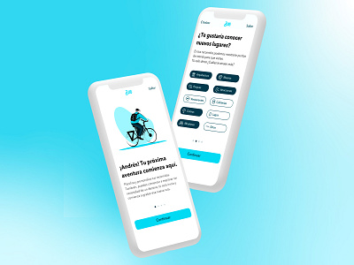 Onboarding - Bito app bike branding cycling design graphic design map mobile onboarding route ui user experience user interface ux