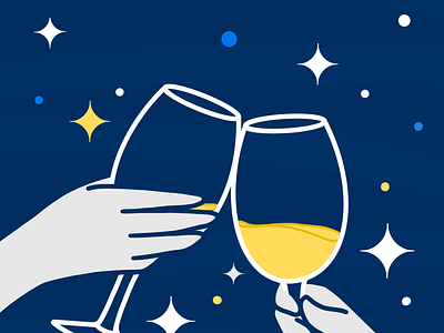 Happy new year! 2022 branding celebration cheers design graphic design holidays illustration new year