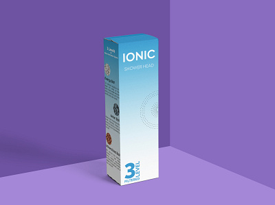 Ionic Hand Shower Packaging design illustration logo package design packaging design