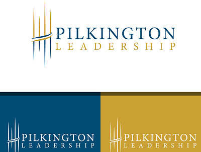 Pilkington Leadership Logo branding design flat illustration logo vector