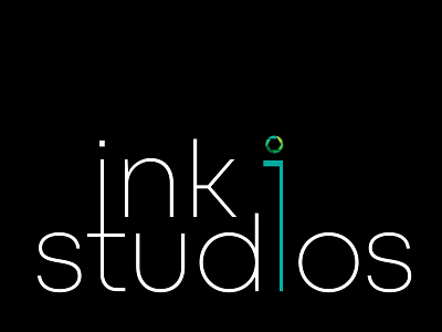 INk Studio branding design flat illustration logo