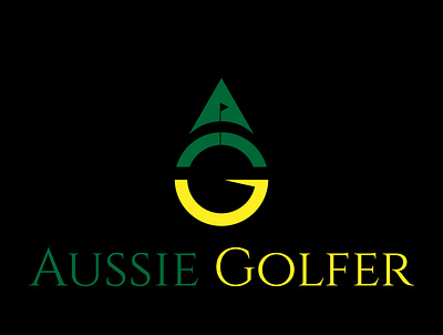 AussieGoler logo design illustration logo