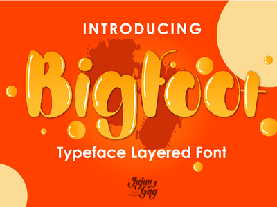 Bigfoot Layered Font