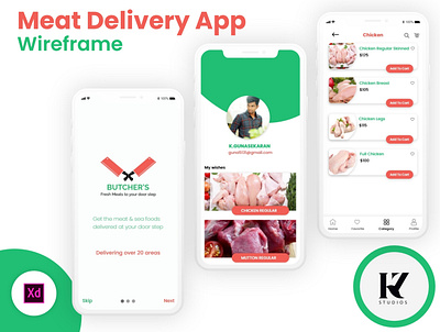 Butcher's mockup uidesign ux ui uxuidesign wireframes