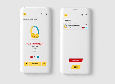 Beats UI design concept. adobexd animation beats chennai designer design figma guna1993 minimalist minimalist design mobile app mobile app design mobileui mockup prototype uidesign user experience user interface design ux ui uxuidesign wireframes