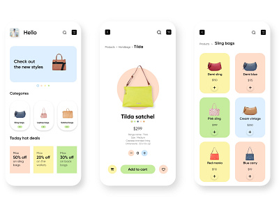 Bag shopping app. adobexd animation bags chennai designer design india mobile app mobile app design mobile ui mockup ui design uidesign uidesing user experience user interface design userinterface ux ui uxdesign uxui uxuidesign