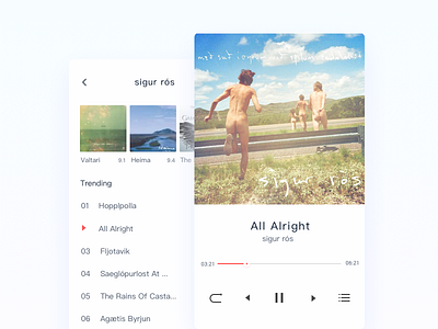 Music Player🎵Sigur Ros