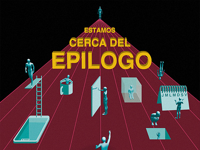 CERCA DEL EPÍLOGO graphic design illustration