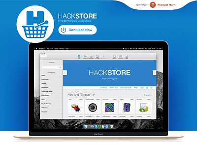 HackStore Promo app hackstore landing mac promo software