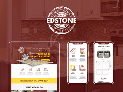 Your Source for Natural Stone uxui web design