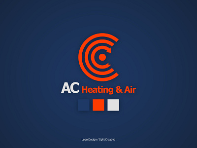 Logo Design - AC Heating & Air brand brand identity branding branding concept illustrator logo logo design logo designer