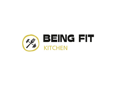 Being Fit Kitchen Logo Design