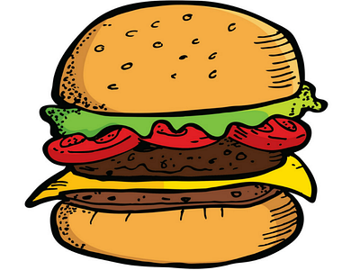 Burger Illustration