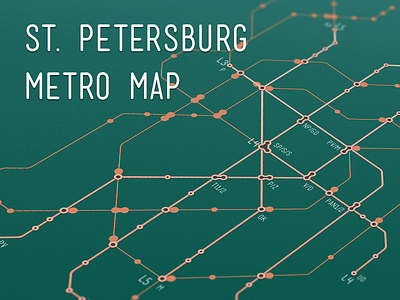 Circuit Board Metro Map