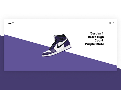 👟 NIKE Jordan Purple White