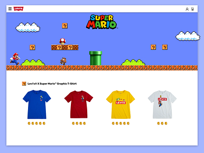 🍄 Super Mario Store Concept