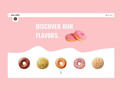 🍩 Doughnut Shop Concept concept design donut donut shop donuts doughnut figma figmadesign pink store ui uidesign uiux ux uxdesign web web design webdesign